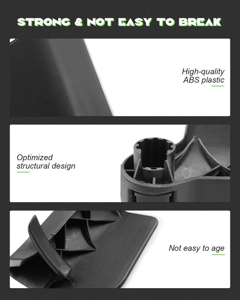 JUQAFY Hood Latch Release Handle Bonnet Release Lever Fits for Audi A4 S4 A6 S6 A7 Quattro Q5 RS5, Replace 8T1823533 - Image 4